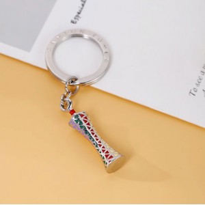 广州特色纪念品广州塔模型彩色钥匙扣